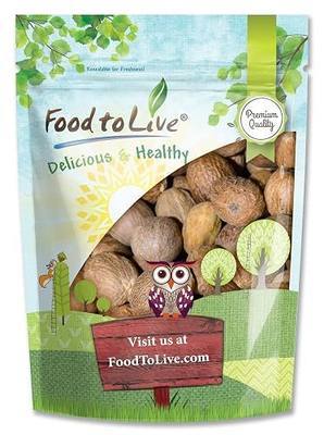 Food to Live Whole Nutmeg, 2 Pounds – Aromatic Spice, Pure. Warm, Nutty Flavor. Rich in Antioxidants, Essential Oils. Perfect for Spice Blends. Pairs Well with Sweet, Savory Dishes, and Hot Beverages