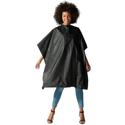 Betty Dain Black Jaguar Bleach-Proof All Purpose Styling Cape
