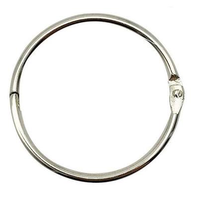 KINGFOREST 2 Inch (20 Pack) Loose Leaf Binder Book Rings, Heavy Duty Nickel Plated Steel Rings, Rust-Resistant Metal Key Rings for Index Cards, DIY Crafts, Recipe Organizers, Notebooks & Documents