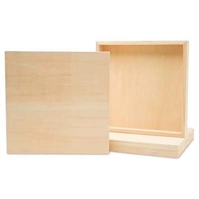 Square Wood Canvas 18 x 18 x 1-1/2-inch, Unfinished Wood Frames, Blank Wooden Signs for Crafts & Home Decor, by Woodpeckers
