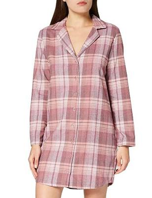 Iris & Lilly womens Long Sleeve Flannel Nightdress