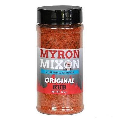 Myron Mixon BBQ Rub | Original | Champion Pitmaster Recipe | Gluten-Free BBQ Seasoning, MSG-Free, USA Made | 12 Oz