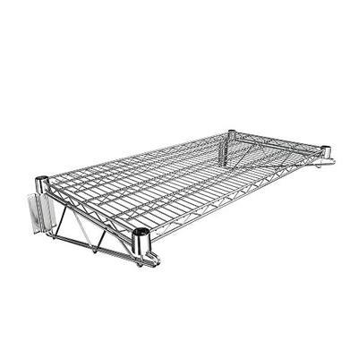 18" x 36" Chrome Wire Wall Mount Shelf