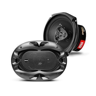 BOSS Audio Systems CH6930B 6 x 9 Inch Car Door Speakers - 400 Watts Max (Pair), Coaxial, 3 Way, Full Range, 4 Ohms, Sold in Pairs, Bocinas para Carro