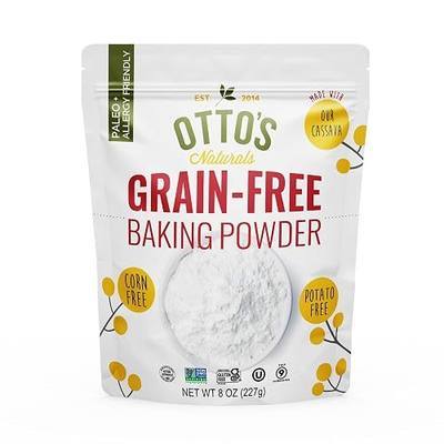 Otto's Naturals Grain-Free Baking Powder, 8 oz. | Top 9 Allergen-Friendly, Bake Muffins, Pancakes, Cakes, Cookies, and More, Gluten Free, Corn Free, No Nightshades, Non-GMO