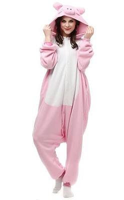 Unisex Adult Pajamas Plush Onesie Animal Cosplay Halloween Costume Gifts