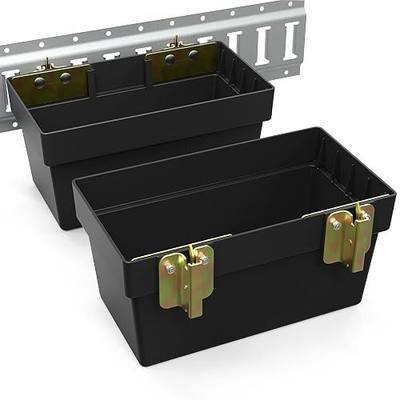 2 PCS Heavy Duty E-Track Basket Organizing Storage Bin for E-Track Systems | Trailer E Track Organizing Storage Pail,Organization Bin for Trucks, E-Track Storage Bin - E Track Accessories