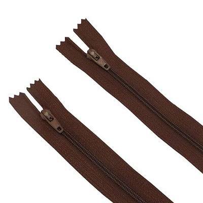 Seeking ROAM Standard Zippers, Nylon Coil, 2 Pieces (Brown, 14" Inch)