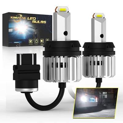 3157 LED Bulbs for Back Up Reverse Lights, CANBUS Error Free, CSP 6-SMD 300% Upgraded 6500K High Brightness 3156 LED Reverse Light Bulbs(Pack of 2)
