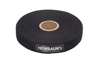 Newbaum's Cotton Cloth Tape, 30ft Roll (Grip Tape for Lyra Hoop, Trapeze and Bike Handlebars) (Black)