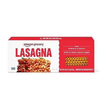 Amazon Grocery, Lasagna Pasta, 16 Oz