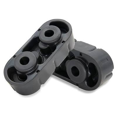 Rubber Hanger Insulator 15092802 (2Pcs) Replacement for GM Chevy Silverado 1500 2500 3500 GMC Cadillac Escalade 6.2L 2 Holes