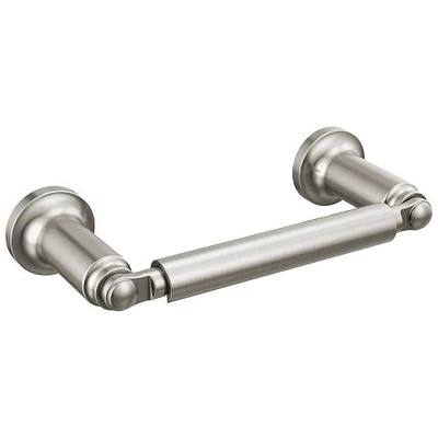 Delta Saylor (1-Pack) Toilet Paper Holder Stainless Steel Tissue Roll Holder for Bathroom Organization and Storage Pivoting Toilet Tissue Holder Wall Bathroom Accessories 73550-SS