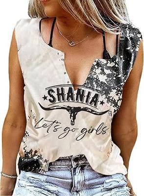 Western Rodeo Tank Tops Women Country Music Shirt Funny Boho Sleeveless Vest T Shirt