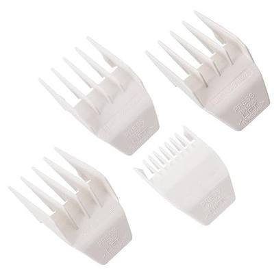 Professional Peanut Clipper Guards for Wahl Peanut – from 1/8 Inch to 1/2 Inch, Fits for Wahl Peanut, White-4PCS