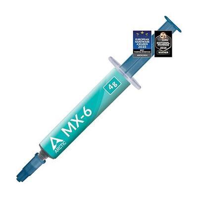 ARCTIC MX-6 (4 g) - Ultimate Performance Thermal Paste for CPU, Consoles, Graphics Cards, laptops, Very high Thermal Conductivity, Long Durability, Non-Conductive