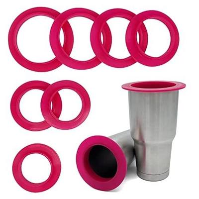 SECOPIN Tumbler Shields for Epoxy Rims | Tumbler Making Supplies, Tumbler Turner Silicone Insert, Paint Spray Shield 7 Sizes