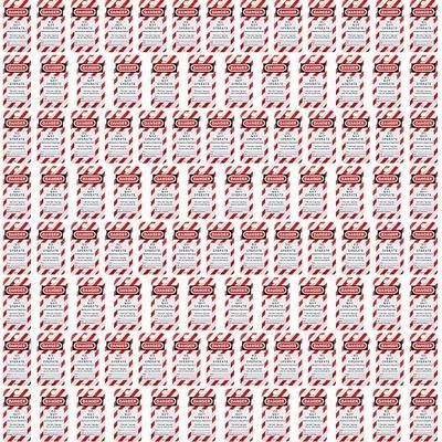 SAFBY Lockout Tagout Tags, 5.7"x2.9", OSHA Compliant, Loto Lock Out Tag Out 100 Pack (100 pcs)