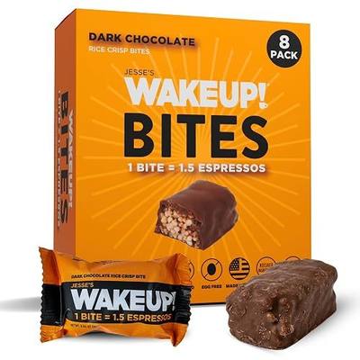 Jesse's WakeUP! Chocolate Caffeinated Bites, 1.5 Espressos, 8 Pack
