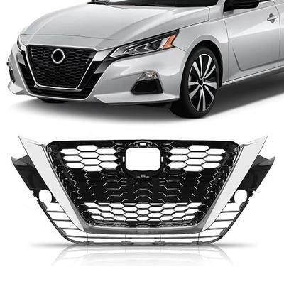 PartsFlow Front Upper Bumper Grille Hood Mesh Grill Assembly Compatible with 2019 2020 2021 2022 Nissan Altima S SL SV NI1200292,623106CA1A