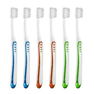 Frekare Extra Soft Toothbrushes for Adults, with 10000 Micro Nano Bristles | Compact Head, 6 Count, for Sensitive Teeth and Gum Recession