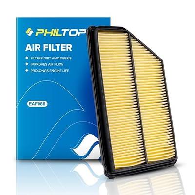 PHILTOP Engine Air Filter, Compatible with CA9361 Honda Pilot 2003-2008, Acura MDX 2001-2006, Improve Engine Performance, Rigid panel