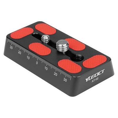 80mm/3.15" Telescope Rail Bar Vixen Style Dovetail Mounting Plate | with 1/4" 3/8" D Ring Camera Screw for Telescope Saddle Mount Base OTA Equatorial Head Tripod Adapter Sky Astrophotography