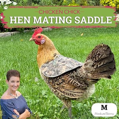 The Chicken Chick® Hen Mating Saddle Skinny / Medium