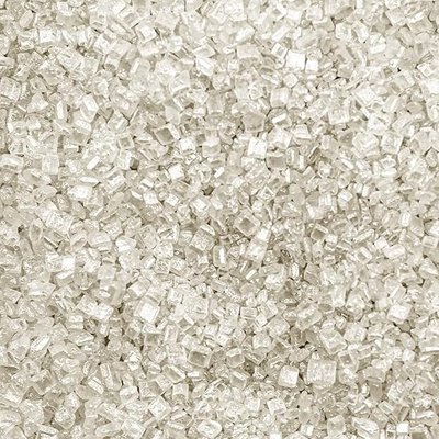 Brew Glitter White Rimming Sugar, Cocktail Garnish, 4oz