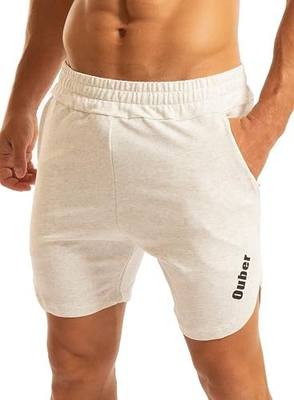 Ouber Men's Bodybuilding Lifting Gym Workout Sweat Shorts