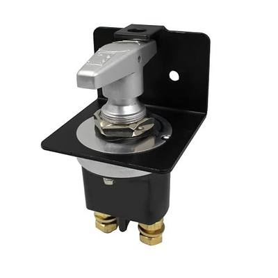 Battery Disconnect Switch with Lockout Plate Fits Negative Battery Doctor Replace 20247, 500A 12V-36V Master Battery Kill Switch Fixed Handle Isolator for Car Auto RV and Boat Waterproof