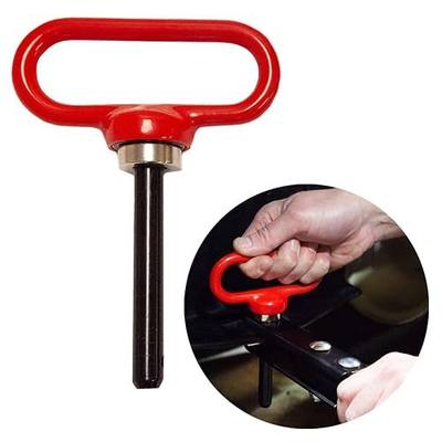 Brinly MHPK-12BH Extra-Strong Quick Connect Magnetic Hitch Pin for Tow-Behind Tractor and Riding Lawnmower Attachments and Lawn Trailers with 1/2" Diameter - Lifetime Limited Warranty