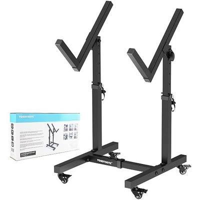 Vondynote Adjustable Mobile Guitar Amplifier Stand Combo Amp Stand Tilt | Stage Guitar Amp Stand with Wheels, Amps Speaker Cabinet Stands, Combo Amp Stands