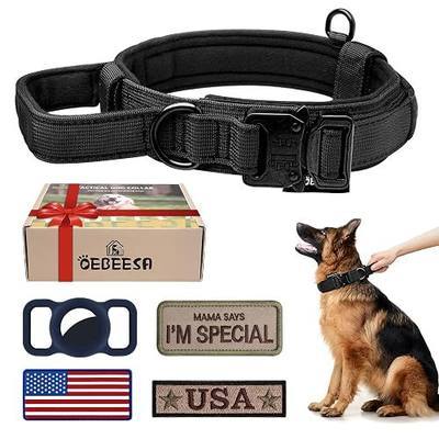 Tactical Dog Collar with Handle, Heavy Duty Nylon for Medium Dogs