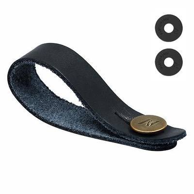 Nefelibata Guitar Strap Lock, Leather Guitar Strap Button, Headstock Adapter Tie,Guitar Neck Strap for Acoustic, Ukulele Strap & Mandolin,Come with Free 1 Pair Strap Locks