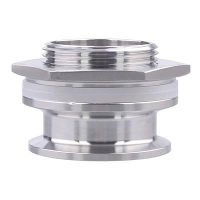 DERNORD 1.5" Tri Clamp Bulkhead Compression Fitting SS304 Weldless Homebrew Kettle Bulkhead(Inner Diameter : 34.8mm)