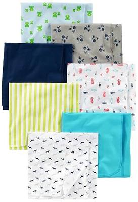 Simple Joys by Carter's Unisex Babies' Flannel Receiving Blankets, Pack of 7
