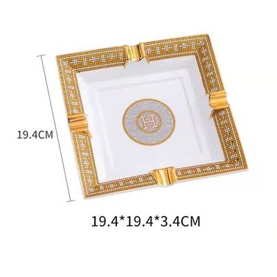 Cigar Ashtray for Indoor or Outdoor Use, Desktop Smoking Ash Tray for Home Office Decoration