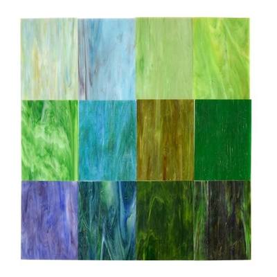 12 Sheets,Stained Glass Sheets, Tiffany lamp Suitable for Tiffany Lamp7