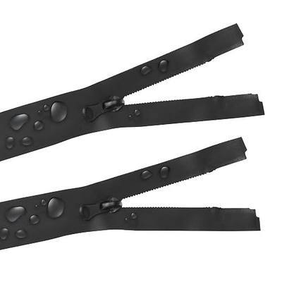 Mandala Crafts Black 16 Inch Heavy Duty Separating Waterproof Zippers