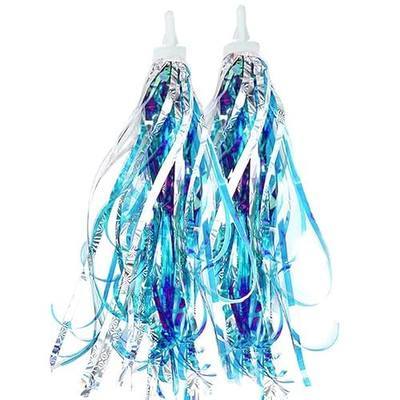 1Pair Kids Bike Handlebar Streamers, Children Scooter Handlebar Colorful Tassel Ribbon Bicycle Grips Baby Carrier Accessories