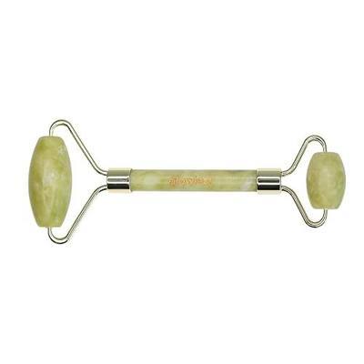 glowiest Jade Face Roller, Eye and Neck: Facial Massager - 100% Natural Jade | Lymphatic Drainage | Improving Fine Lines and Wrinkles
