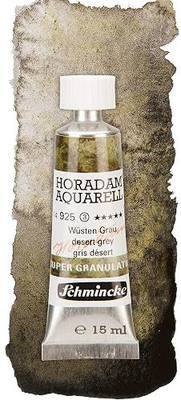 Schmincke - HORADAM® AQUARELL, Super Granulation, 14 925 006 Desert Grey, 15 ml tube, very strong granulating tones, finest, super granulating watercolors | 15 ml