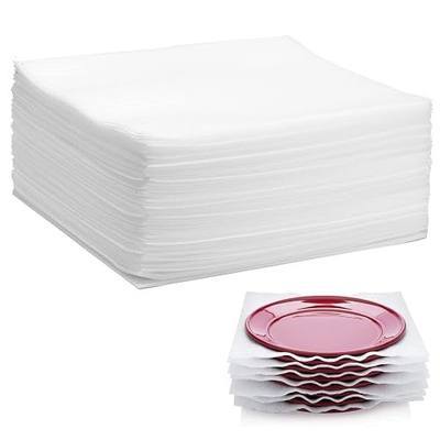 12”x12” Foam Wrap Sheets for Packing Moving Supplies, Cushion Foam Wrap Packing Foam for Dishes, China, Glassware 50 Pack