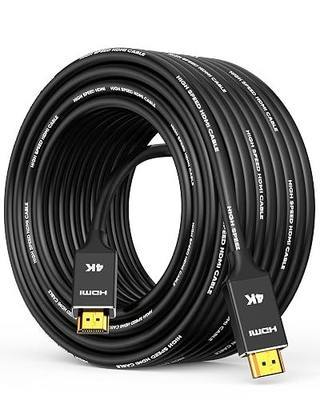 Capshi 4K Long HDMI Cable 50ft/15M, in-Wall CL3 Rated HDMI Cable 2.0 | Support (HDR10 8/10bit 18Gbps HDCP2.2 ARC) High Speed HD Shielded Cord Compatible for TV, Laptop, PC, HDTV