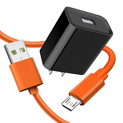 3.3FT Wall Charger Charging Cable Power Cord Wire for Ring alarm keypad 2nd gen,Ring Video Doorbell 2/3/3 Plus/4, Doorbell Pro/Plus and Camera & More Replacement Charging Power Cord Orange