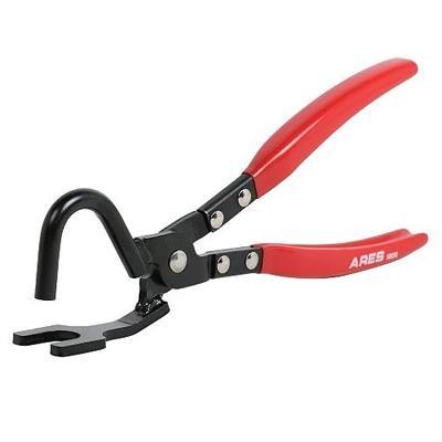ARES 14020 – Heavy Duty Exhaust Hanger Removal Pliers - Separates Rubber Supports from Exhaust Hanger Brackets - 25 Degree Offset for Access in Hard to Reach Places