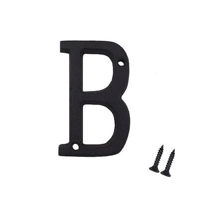 3 Inch House Letters, Cast Iron Mailbox Letter/Home Address Letter, Letter B