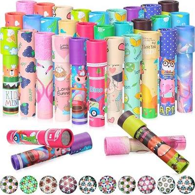 Yunsailing 30 Pcs Valentines Day Kaleidoscopes Party Favors Vintage Mini Kaleidoscope Party Favor Educational Toy for Kids Return Gifts School Classroom Prizes Goodie Bag Fillers(Lovely)