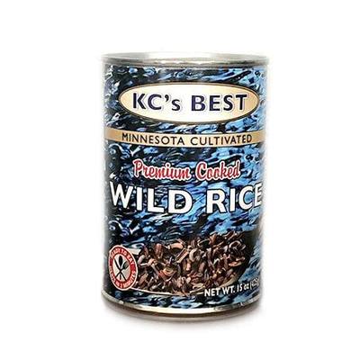 KC's Best Minnesota Cultivated Premium Cooked Wild Rice in a Can